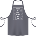 Funny Science RXN E- LOL ROFL XD P+ Geek Cotton Apron 100% Organic Steel