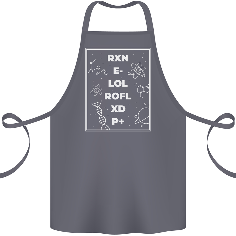 Funny Science RXN E- LOL ROFL XD P+ Geek Cotton Apron 100% Organic Steel