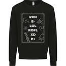 Funny Science RXN E- LOL ROFL XD P+ Geek Kids Sweatshirt Jumper Black