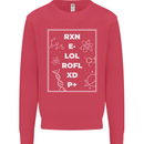 Funny Science RXN E- LOL ROFL XD P+ Geek Kids Sweatshirt Jumper Heliconia