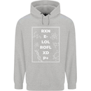 Funny Science RXN E- LOL ROFL XD P+ Geek Mens 80% Cotton Hoodie Sports Grey