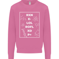 Funny Science RXN E- LOL ROFL XD P+ Geek Mens Sweatshirt Jumper Azalea