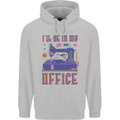Funny Sewing Machine Seamstress Tailor Childrens Kids Hoodie Sports Grey