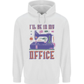 Funny Sewing Machine Seamstress Tailor Childrens Kids Hoodie White