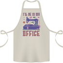 Funny Sewing Machine Seamstress Tailor Cotton Apron 100% Organic Natural
