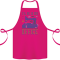 Funny Sewing Machine Seamstress Tailor Cotton Apron 100% Organic Pink