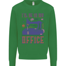 Funny Sewing Machine Seamstress Tailor Kids Sweatshirt Jumper Irish Green