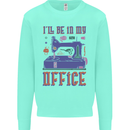 Funny Sewing Machine Seamstress Tailor Kids Sweatshirt Jumper Peppermint