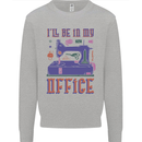 Funny Sewing Machine Seamstress Tailor Kids Sweatshirt Jumper Sports Grey