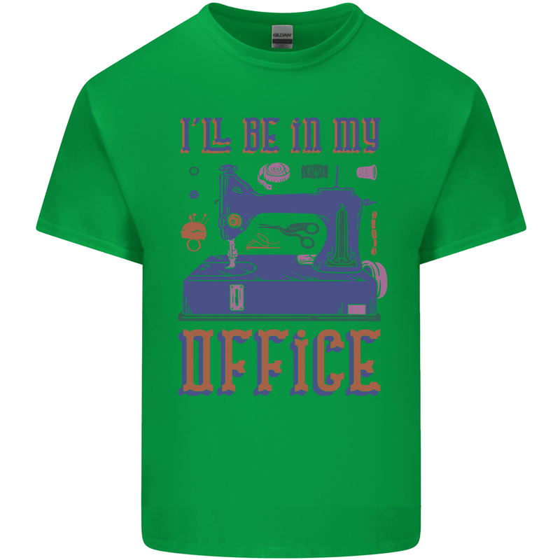 Funny Sewing Machine Seamstress Tailor Kids T-Shirt Childrens Irish Green