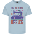 Funny Sewing Machine Seamstress Tailor Kids T-Shirt Childrens Light Blue