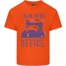 Funny Sewing Machine Seamstress Tailor Kids T-Shirt Childrens Orange