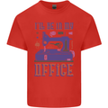Funny Sewing Machine Seamstress Tailor Kids T-Shirt Childrens Red