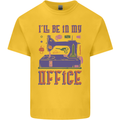 Funny Sewing Machine Seamstress Tailor Kids T-Shirt Childrens Yellow