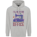 Funny Sewing Machine Seamstress Tailor Mens 80% Cotton Hoodie Sports Grey