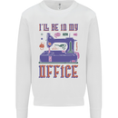Funny Sewing Machine Seamstress Tailor Mens Sweatshirt Jumper White