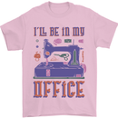 Funny Sewing Machine Seamstress Tailor Mens T-Shirt 100% Cotton Light Pink