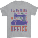 Funny Sewing Machine Seamstress Tailor Mens T-Shirt 100% Cotton Sports Grey