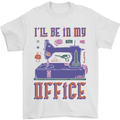 Funny Sewing Machine Seamstress Tailor Mens T-Shirt 100% Cotton White