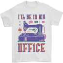Funny Sewing Machine Seamstress Tailor Mens T-Shirt 100% Cotton White