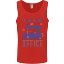 Funny Sewing Machine Seamstress Tailor Mens Vest Tank Top Red