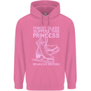 Funny Skater This Princess Wears Ice Skates Childrens Kids Hoodie Azalea