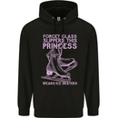 Funny Skater This Princess Wears Ice Skates Childrens Kids Hoodie Black