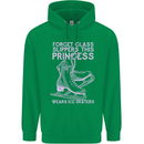 Funny Skater This Princess Wears Ice Skates Childrens Kids Hoodie Irish Green