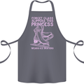 Funny Skater This Princess Wears Ice Skates Cotton Apron 100% Organic Steel