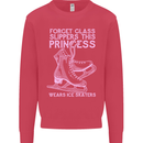 Funny Skater This Princess Wears Ice Skates Kids Sweatshirt Jumper Heliconia