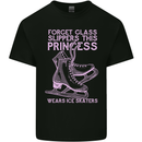 Funny Skater This Princess Wears Ice Skates Kids T-Shirt Childrens Black