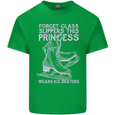 Funny Skater This Princess Wears Ice Skates Kids T-Shirt Childrens Irish Green
