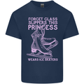 Funny Skater This Princess Wears Ice Skates Kids T-Shirt Childrens Navy Blue