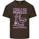 Funny Skater This Princess Wears Ice Skates Mens Cotton T-Shirt Tee Top Dark Chocolate