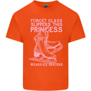 Funny Skater This Princess Wears Ice Skates Mens Cotton T-Shirt Tee Top Orange