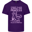 Funny Skater This Princess Wears Ice Skates Mens Cotton T-Shirt Tee Top Purple