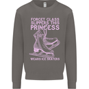 Funny Skater This Princess Wears Ice Skates Mens Sweatshirt Jumper Charcoal