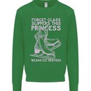 Funny Skater This Princess Wears Ice Skates Mens Sweatshirt Jumper Irish Green