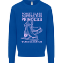Funny Skater This Princess Wears Ice Skates Mens Sweatshirt Jumper Royal Blue