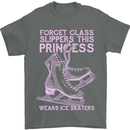 Funny Skater This Princess Wears Ice Skates Mens T-Shirt 100% Cotton Charcoal