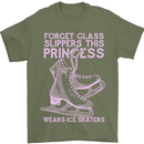 Funny Skater This Princess Wears Ice Skates Mens T-Shirt 100% Cotton Military Green