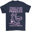 Funny Skater This Princess Wears Ice Skates Mens T-Shirt 100% Cotton Navy Blue