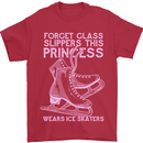Funny Skater This Princess Wears Ice Skates Mens T-Shirt 100% Cotton Red