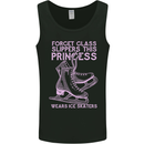 Funny Skater This Princess Wears Ice Skates Mens Vest Tank Top Black