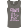 Funny Skater This Princess Wears Ice Skates Mens Vest Tank Top Charcoal