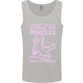 Funny Skater This Princess Wears Ice Skates Mens Vest Tank Top Sports Grey