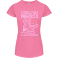 Funny Skater This Princess Wears Ice Skates Womens Petite Cut T-Shirt Azalea