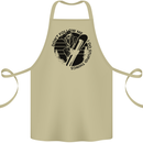 Funny Snowboarder Don't Follow Me Cotton Apron 100% Organic Khaki