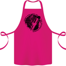 Funny Snowboarder Don't Follow Me Cotton Apron 100% Organic Pink