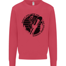 Funny Snowboarder Don't Follow Me Kids Sweatshirt Jumper Heliconia